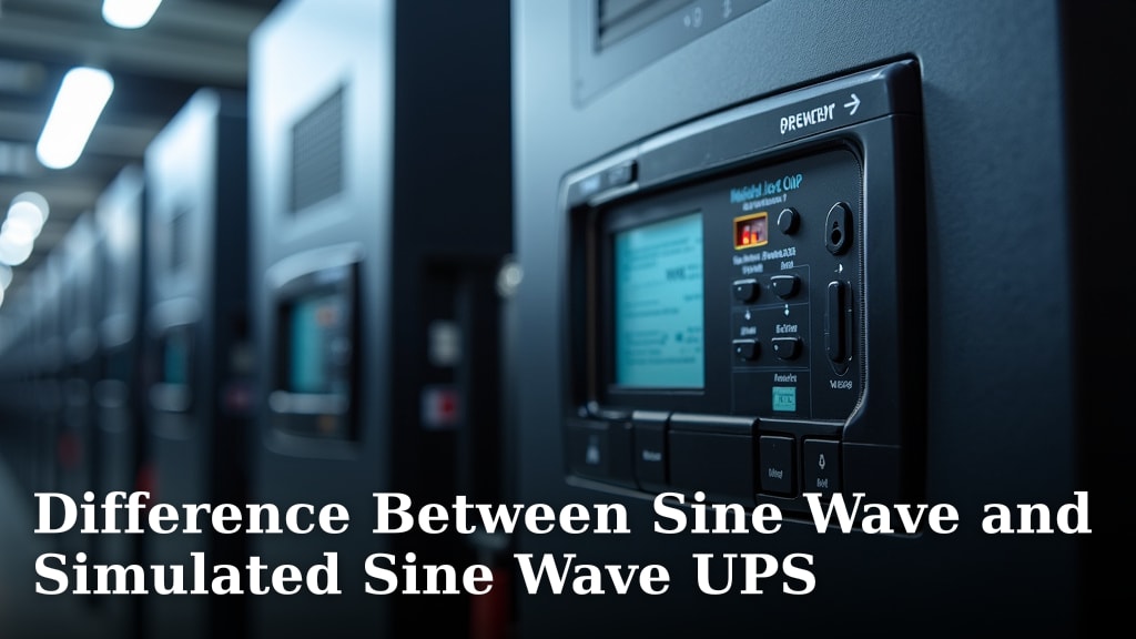 Difference Between Sine Wave and Simulated Sine Wave UPS