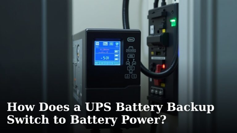 How Does a UPS Battery Backup Switch to Battery Power?