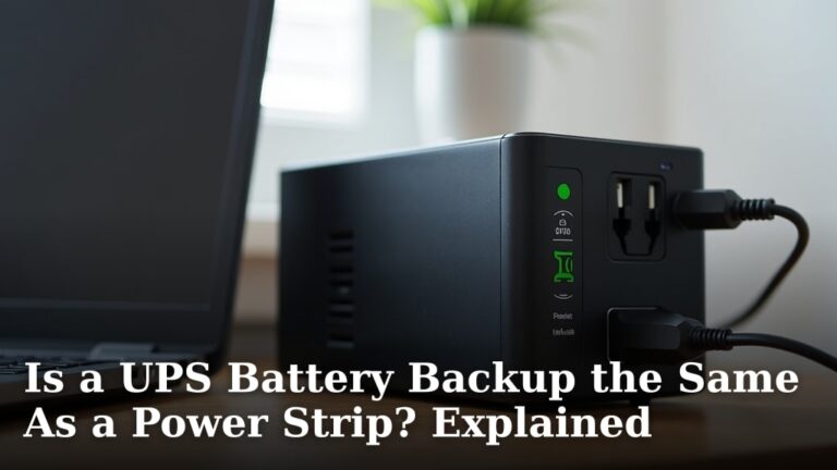 Is a UPS Battery Backup the Same As a Power Strip? Explained