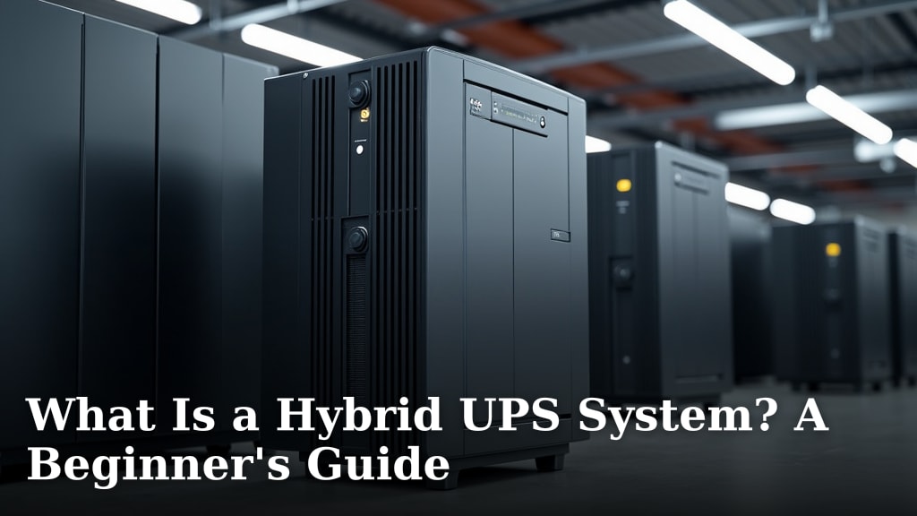 What Is a Hybrid UPS System? A Beginner's Guide