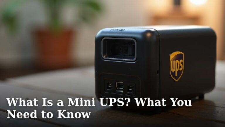 What Is a Mini UPS? What You Need to Know