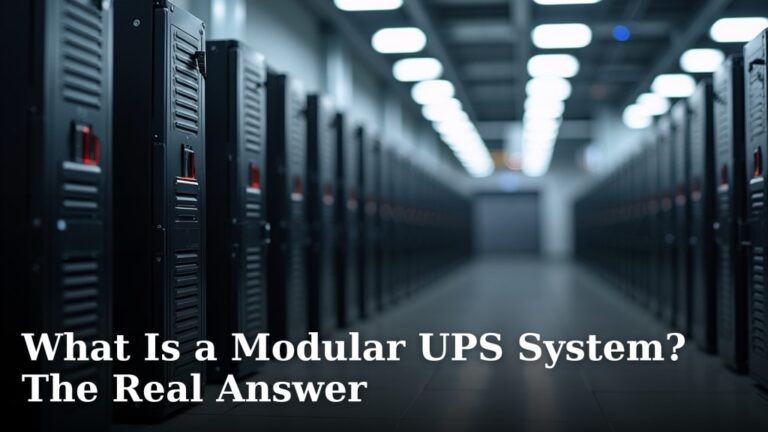 What Is a Modular UPS System? The Real Answer