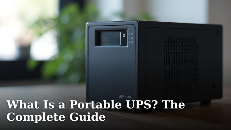 What Is a Portable UPS? The Complete Guide