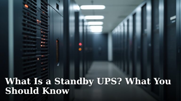 What Is a Standby UPS? What You Should Know