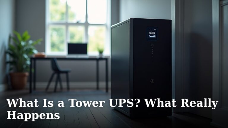 What Is a Tower UPS? What Really Happens