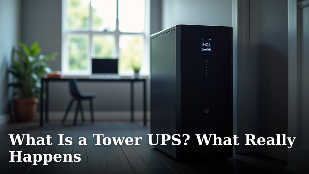 What Is a Tower UPS? What Really Happens