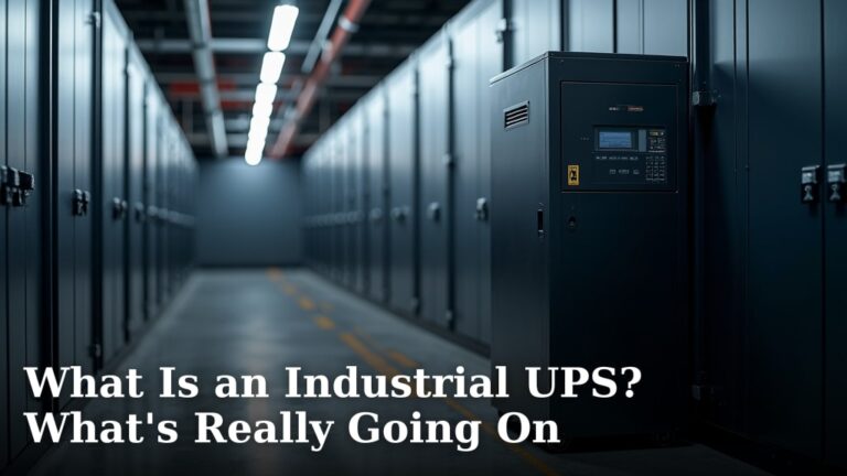 What Is an Industrial UPS? What's Really Going On