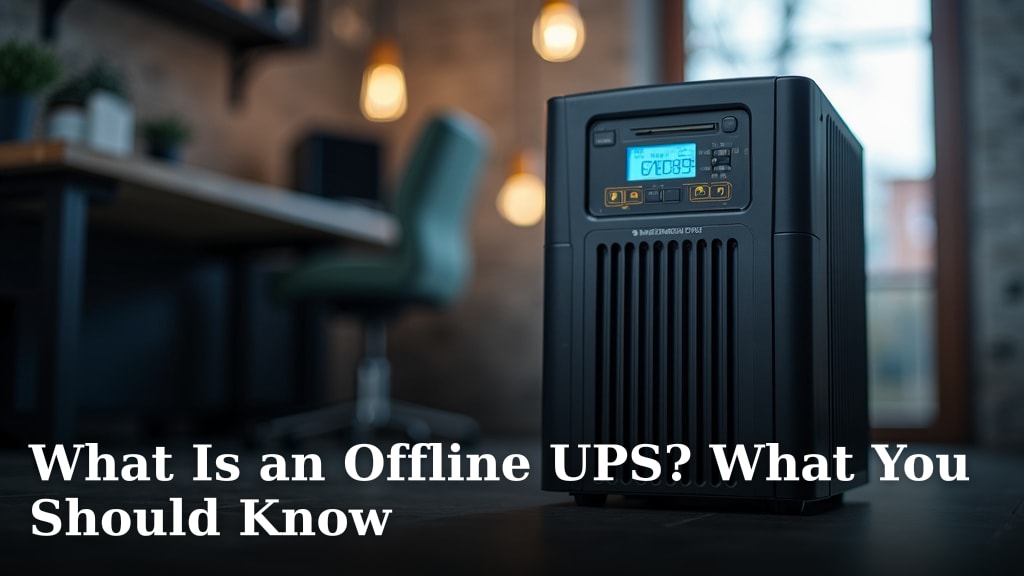 What Is an Offline UPS? What You Should Know