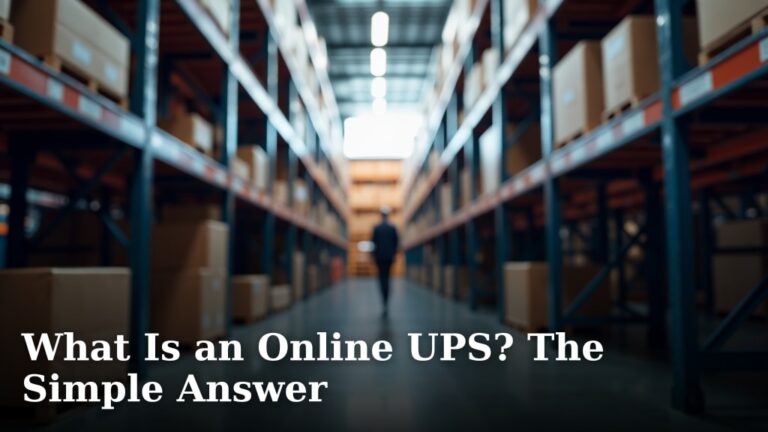 What Is an Online UPS? The Simple Answer